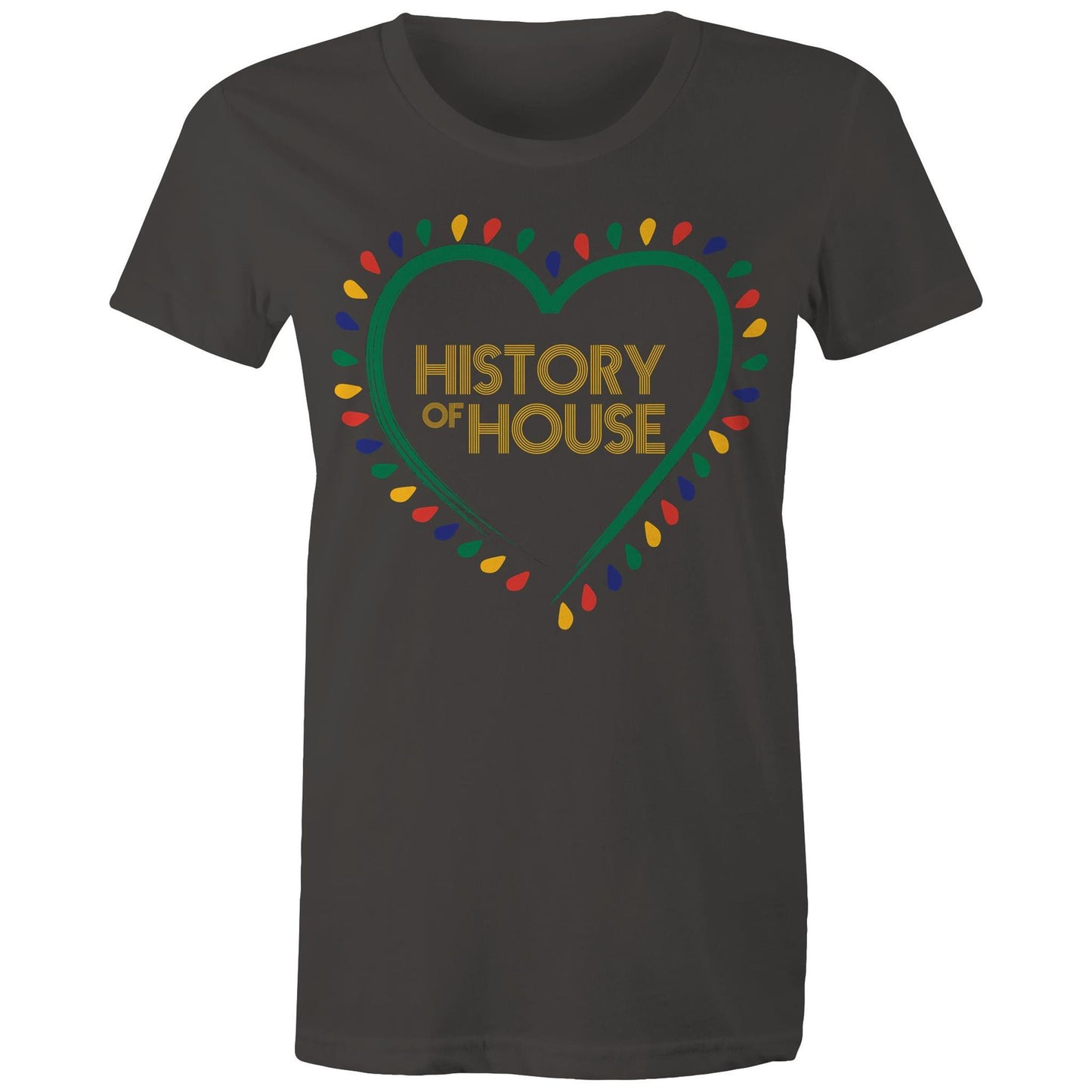 History Of House (AS Colour) Women's Maple Tee