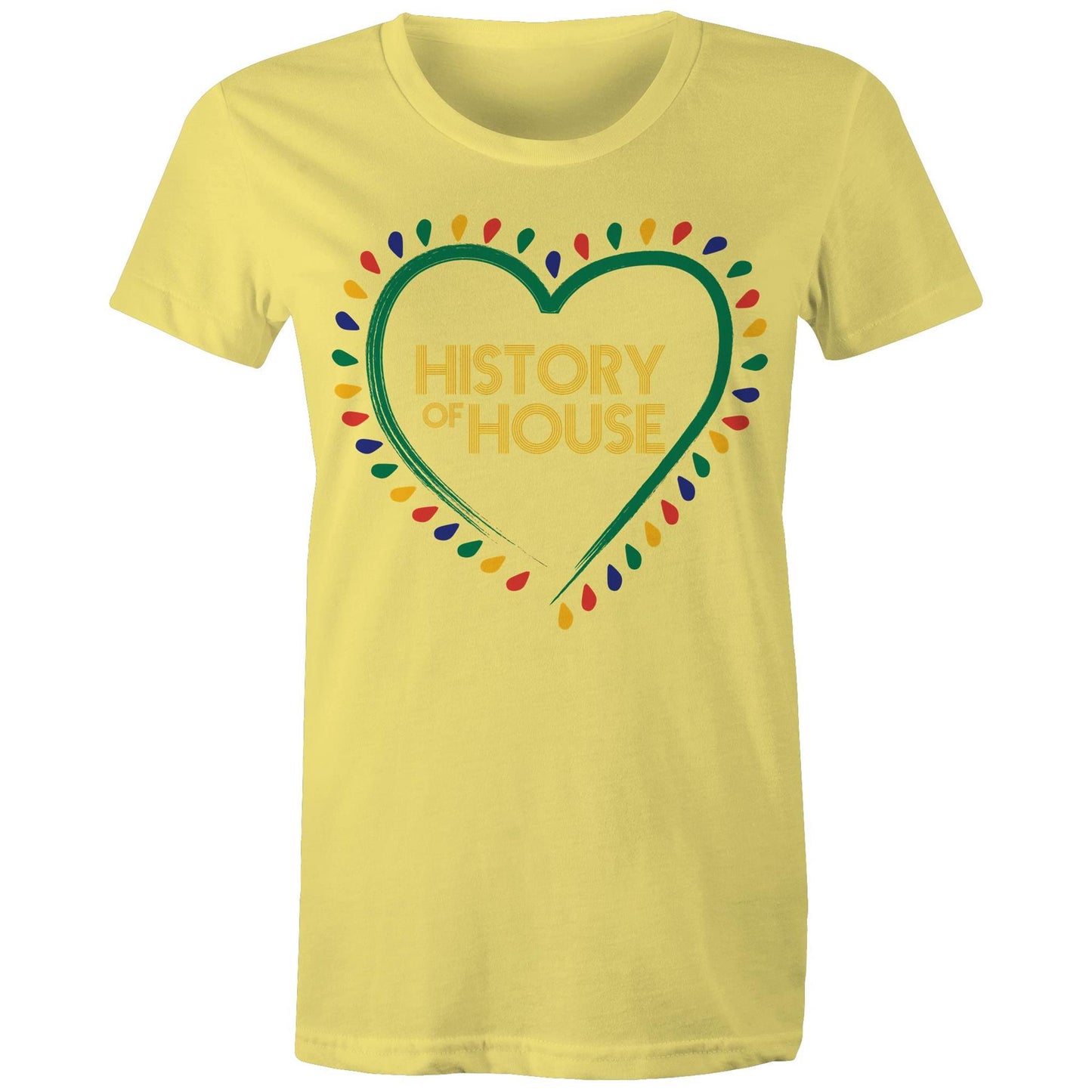 History Of House (AS Colour) Women's Maple Tee