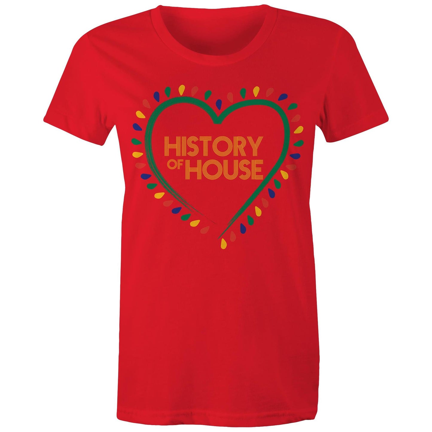 History Of House (AS Colour) Women's Maple Tee