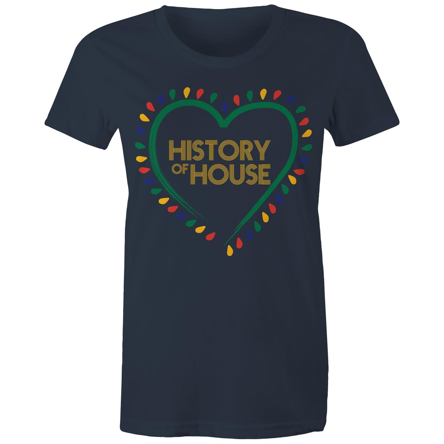 History Of House (AS Colour) Women's Maple Tee