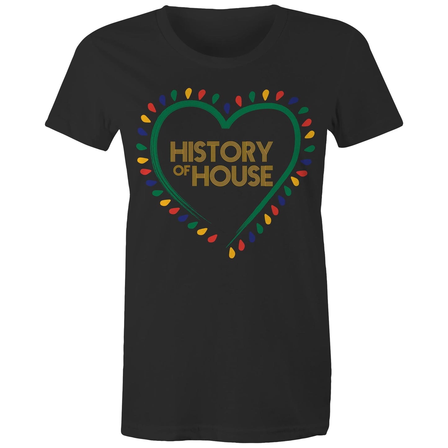 History Of House (AS Colour) Women's Maple Tee
