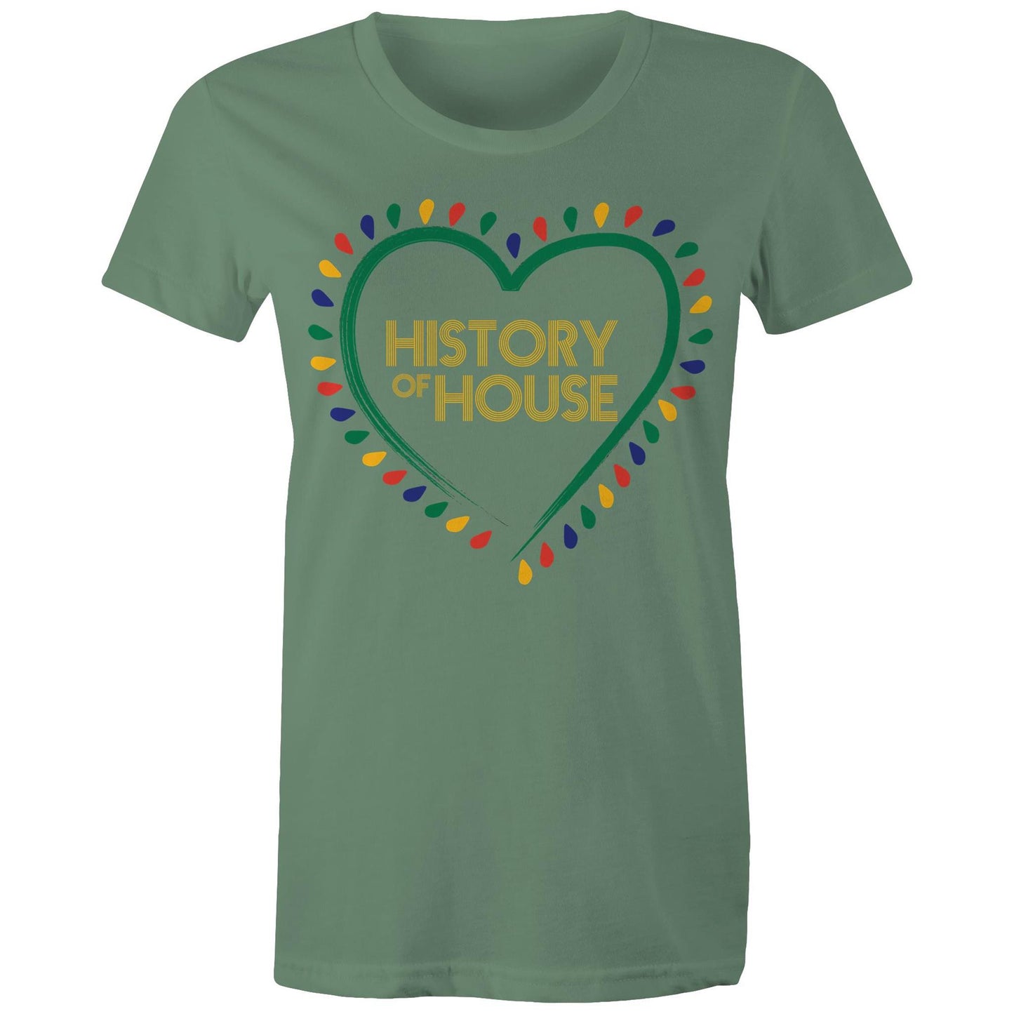 History Of House (AS Colour) Women's Maple Tee