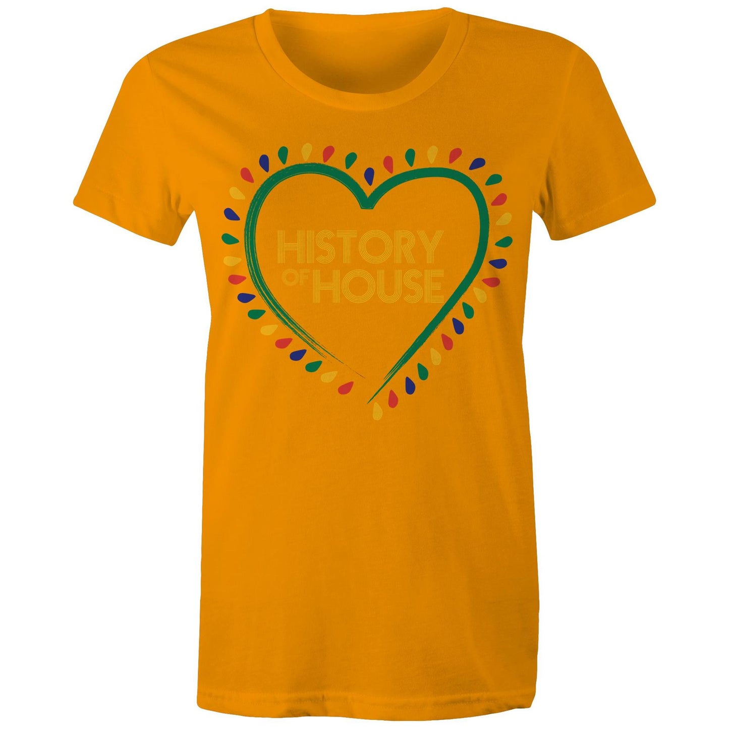 History Of House (AS Colour) Women's Maple Tee