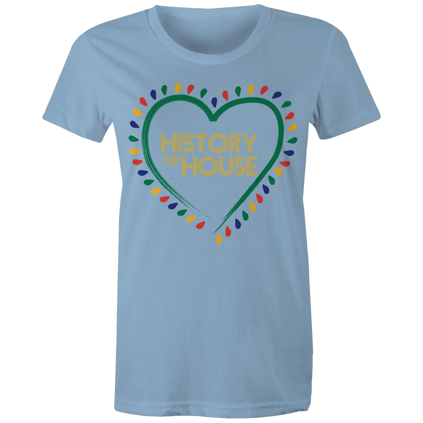History Of House (AS Colour) Women's Maple Tee