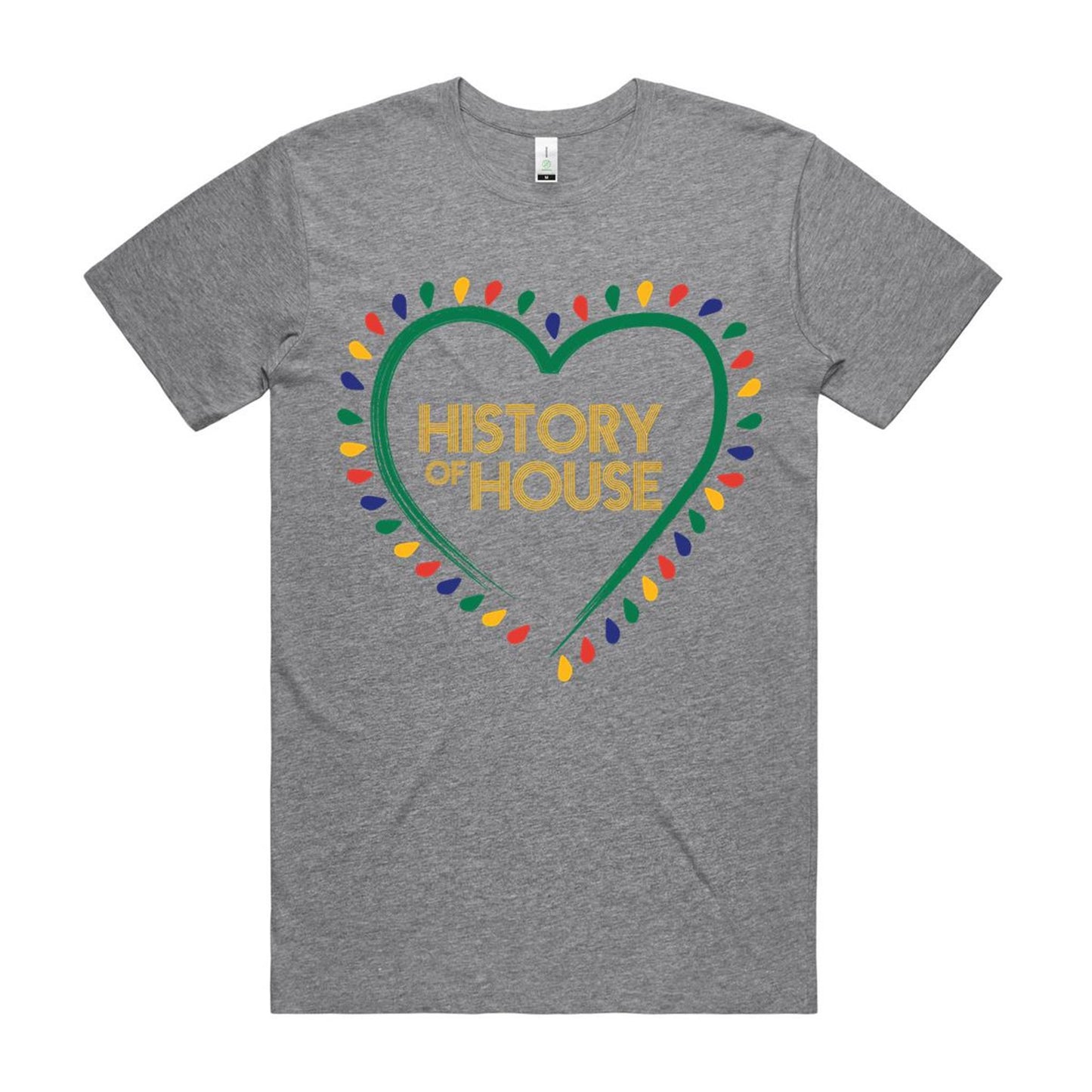 History Of House (front print only) AS Colour Staple Organic Tee